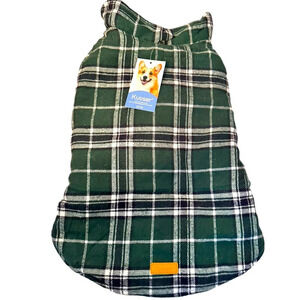 NWT Waterproof Windproof Reversible British Style Plaid Dog Vest Winter Coat